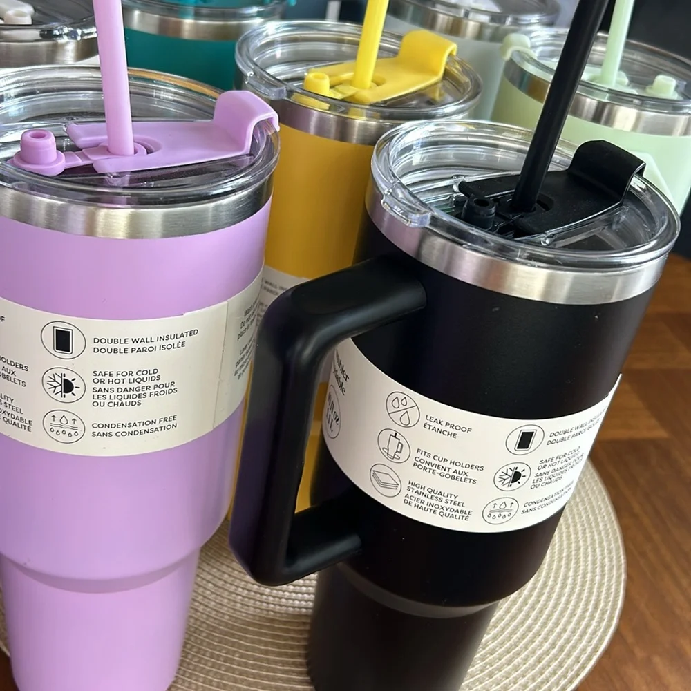 Stainless Steel Tumbler 40oz various colors NWT